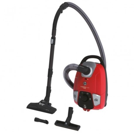 Hoover HE310HM 011 Ηλεκτρική Σκούπα 850W με Σακούλα 3.5lt Κόκκινη  