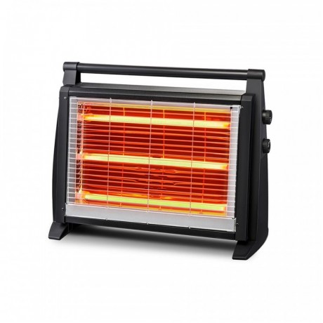 Kumtel LX-2831 Σόμπα Χαλαζία με Θερμοστάτη 1800W Black 