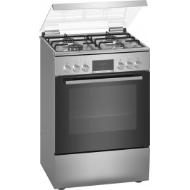 Bosch HXN39AD50 Κουζίνα Μικτή με Εστίες Αερίου Ιnox  