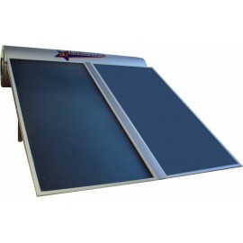 Sole Eurostar Fino 300-2T-200 Ηλιακός Θερμοσίφωνας 300 λίτρων Glass Διπλής Ενέργειας με 4τ.μ. Συλλέκτη Χαμηλού Ύψους  