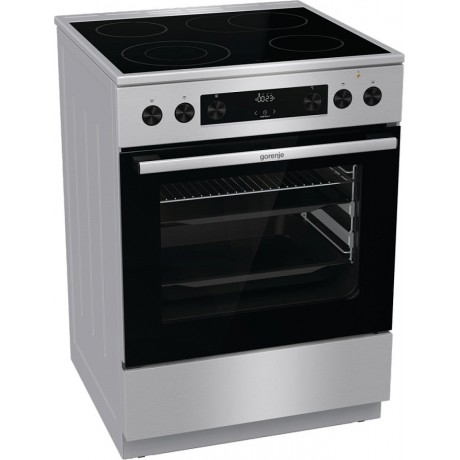 Gorenje GECS6C70XPA Κεραμική Κουζίνα 71lt  Inox 