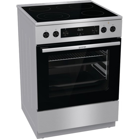 Gorenje GECS6C70XPA Κεραμική Κουζίνα 71lt  Inox 7 Χρόνια Εγγύηση 034063601