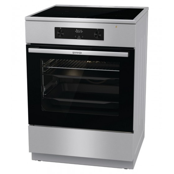 Gorenje GEIT6C60XPG Κουζίνα 71lt με Επαγωγικές Εστίες Inox 7 Χρόνια Εγγύηση