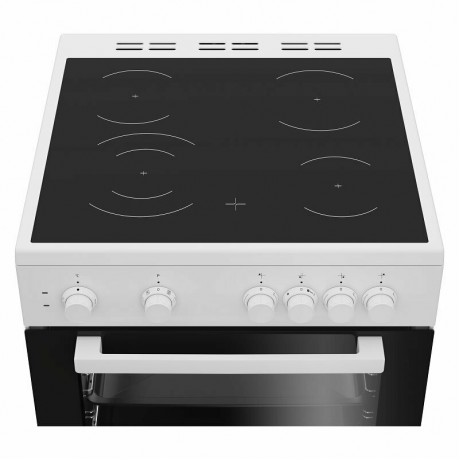 Beko FSM67011GW Κουζίνα 72lt με Κεραμικές Εστίες  Λευκή