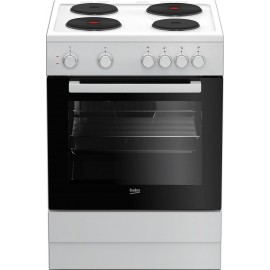 Beko FSS 66000 W Κουζίνα 71lt με Εμαγιέ Εστίες Λευκή 