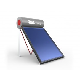 Calpak Mark 5 Ηλιακός Θερμοσίφωνας 160 λίτρων Glass Διπλής Ενέργειας με 2.1τ.μ. Συλλέκτη