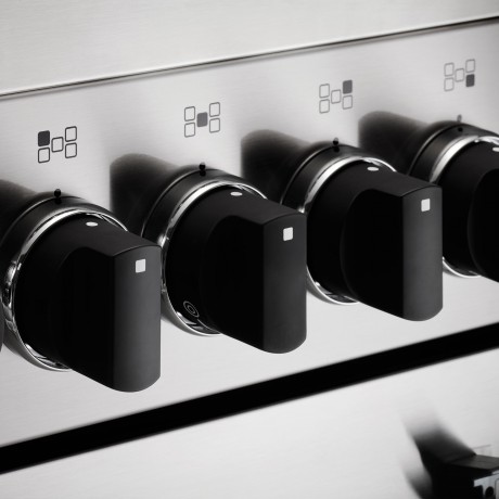La Germania AMS9 CER 61L B X/19 Κεραμική Κουζίνα 90cm Inox