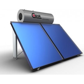Calpak Prisma Ηλιακός Θερμοσίφωνας 200 λίτρων Glass Διπλής Ενέργειας με 4τ.μ. Συλλέκτη  