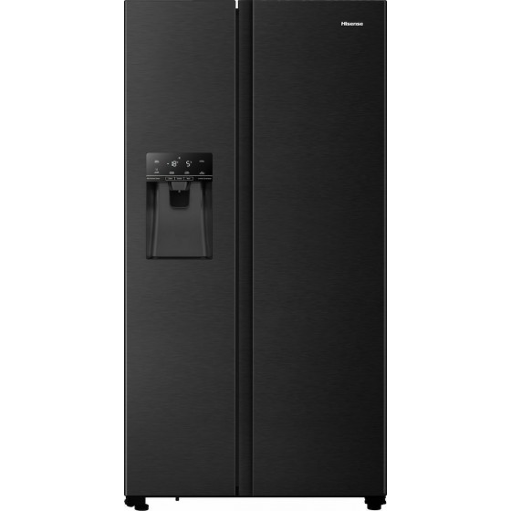 Hisense RS694N4TFE Ψυγείο Ντουλάπα Total NoFrost Black