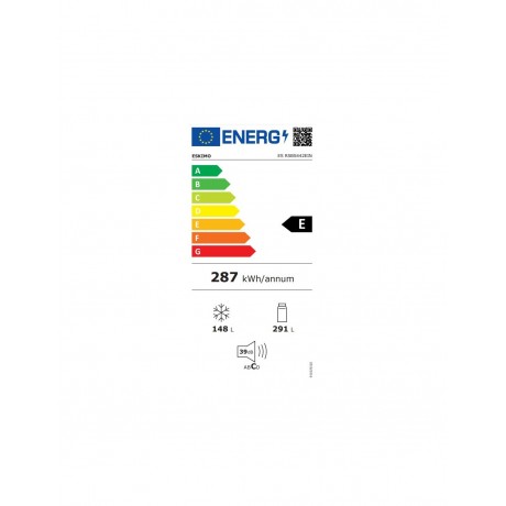 Eskimo ES RSBS442EDIN Ψυγείο Ντουλάπα NoFrost Dark Inox 