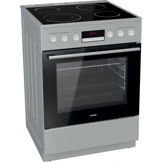 Korting KEC6C60XPC Κουζίνα Κεραμική Inox 