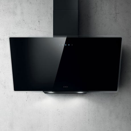 Elica Shire BL/A/90 Απορροφητήρας Καμινάδα 90cm Μαύρος  PRF0119829A