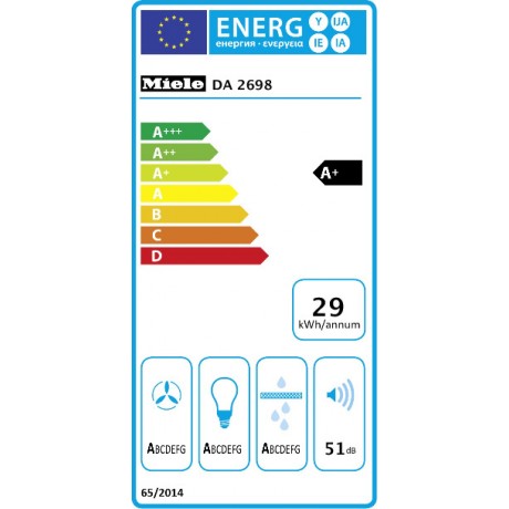 Miele DA 2698 Μηχανισμός Απορρόφησης 90cm Inox