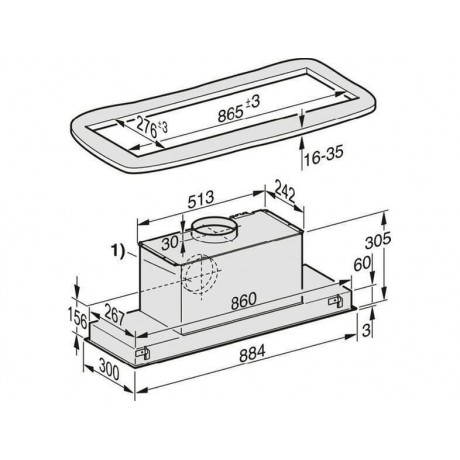 Miele DA 2698 Μηχανισμός Απορρόφησης 90cm Inox