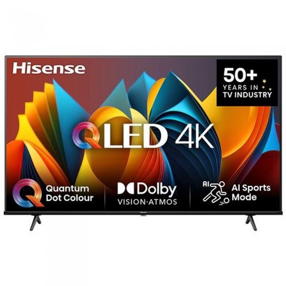 Hisense 43E7NQ Smart Τηλεόραση 43" 4K UHD QLED E7N HDR (2024) 