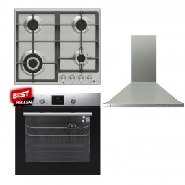Thermogatz TGS 3311 IX + TGS 9021 IX + TGS 970 IX Εντοιχιζόμενο Σετ Οικιακών Συσκευών  