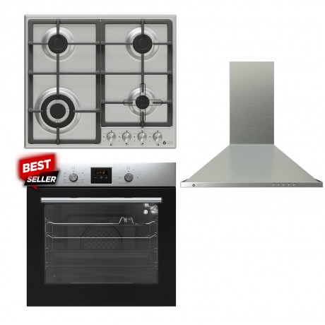 Thermogatz TGS 3311 IX + TGS 9021 IX + TGS 970 IX Εντοιχιζόμενο Σετ Οικιακών Συσκευών  