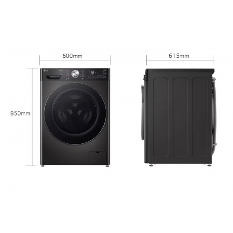 LG D4R9513TPBC Πλυντήριο-Στεγνωτήριο Ρούχων 13kg/7kg Ατμού 1400 Στροφές με Wi-Fi