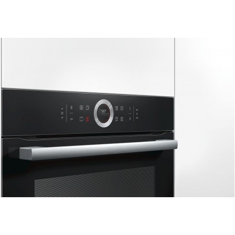 Bosch HBG635BB1 + PKE611BB2E Σετ Εντοιχισμου 71lt A+ Μαύρο