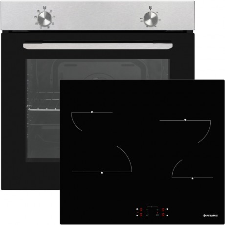 Pyramis PO78010008SIX + PHC62410FMB Εντοιχιζόμενο Σετ Οικιακών Συσκευών 034069801 + 174020033