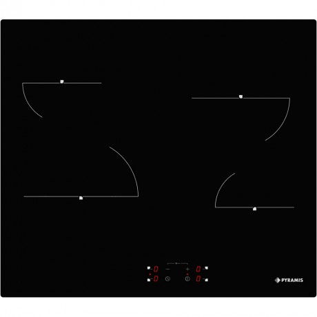 Pyramis PHC62410FMB Κεραμική Εστία Αυτόνομη 58x51εκ. Μαύρο 174020033