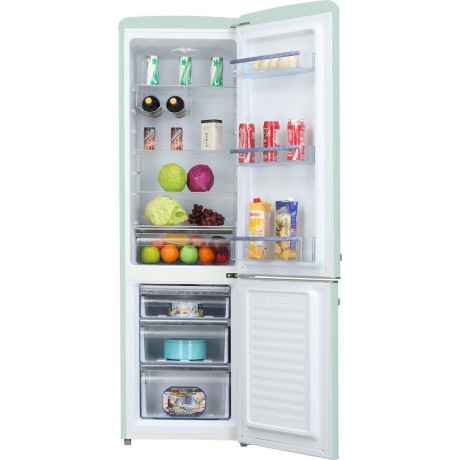 Morris MRS-31252LG Retro Ψυγειοκαταψύκτης Πράσινος