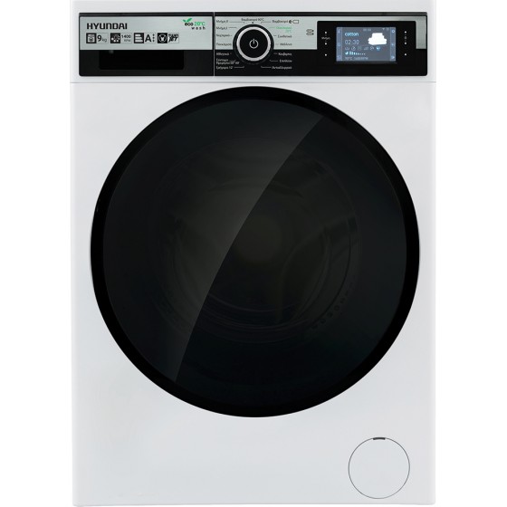 Hyundai HWM19-1409TJ/FT Πλυντήριο Ρούχων 9kg 1400 Στροφών