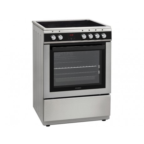 Hyundai HCIN23-7260I/X Κουζίνα Airfry με 4 Επαγωγικές Εστίες Διακόπτες Βυθιζόμενοι Inox