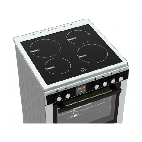 Hyundai HCIN23-7260I/X Κουζίνα Airfry με 4 Επαγωγικές Εστίες Διακόπτες Βυθιζόμενοι Inox