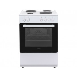 Hyundai HCMU24V-7260ES/W Κουζίνα 72lt με Εμαγιέ Εστίες Π60εκ.