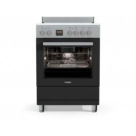 Hyundai HCVR24S-6060V/AN Κουζίνα Airfryer με 6 Κεραμικές Ζώνες Ανθρακί + Inox