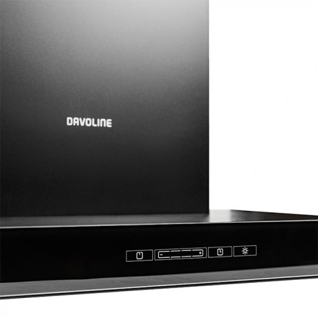 Davoline Tate Απορροφητήρας Καμινάδα 60cm 744m³/h Μαύρος 801012132