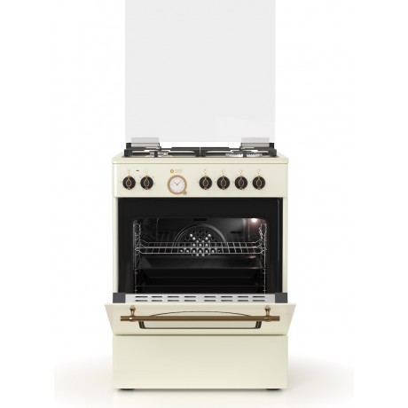 Thermogatz TGS 4320 Μικτή Κουζίνα με Εστίες Υγραερίου Μπεζ 