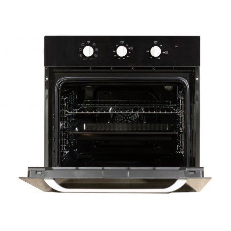 Davoline OHCS 8004 BL Σετ Ενοιχισμού 75lt με Κεραμικές Εστίες Π59.4εκ. Μαύρο 