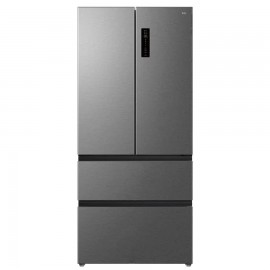 TCL RC532FXE0EE Ψυγείο Ντουλάπα 532lt Total NoFrost Υ190xΠ83.3xΒ64εκ. Inox 