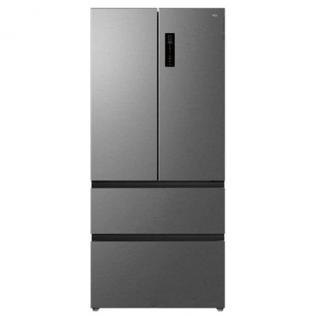 TCL RC532FXE0EE Ψυγείο Ντουλάπα 532lt Total NoFrost Υ190xΠ83.3xΒ64εκ. Inox 