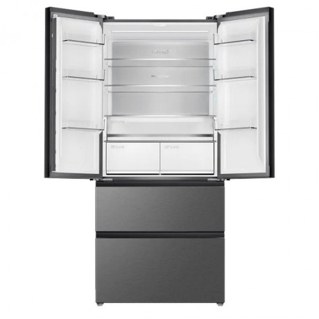 TCL RC532FXE0EE Ψυγείο Ντουλάπα 532lt Total NoFrost Υ190xΠ83.3xΒ64εκ. Inox 