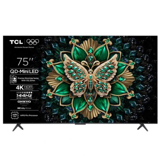 TCL 75C6K 4K QD-Mini LED 144Hz TV (2025)