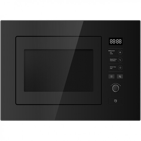 Davoline MWG 8207 BL Εντοιχιζόμενος Φούρνος Μικροκυμάτων 20lt με Grill Μαύρος