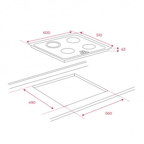 Teka HCB 6646 + TZ 6415 Αυτόνομο Σετ Εντοιχισμού AirFry 111010026 + 40239040