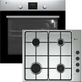 Thermogatz TGS 3311 IX + TGS 9040 IX Αυτόνομο Σετ Εντοιχισμού Υγραερίου Inox 60cm 04.405.119 + 04.405.128