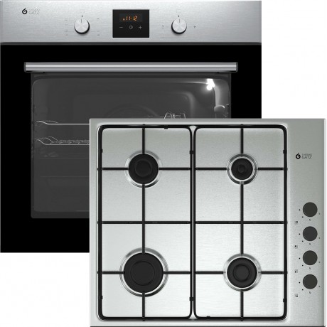Thermogatz TGS 3311 IX + TGS 9040 IX Αυτόνομο Σετ Εντοιχισμού Υγραερίου Inox 60cm 04.405.119 + 04.405.128