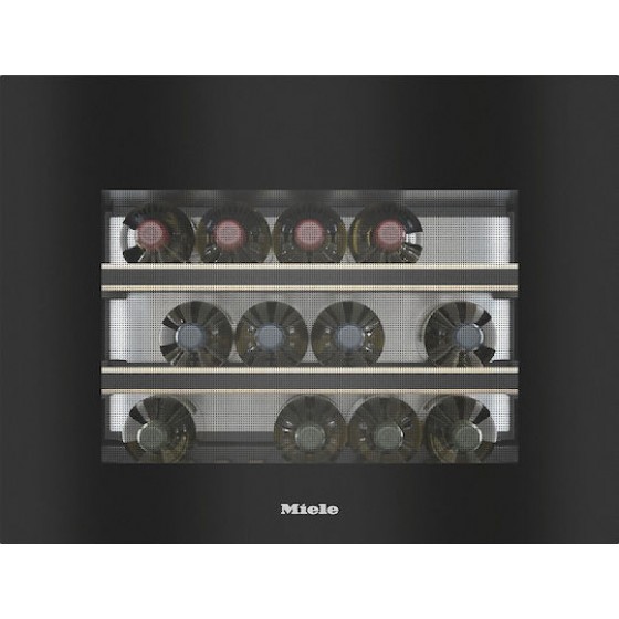 Miele KWT 7112 iG Συντηρητής Κρασιών 18 Φιαλών Obsidian Black