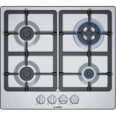 Bosch HBA534BW3 + PGH6B5B90 Αυτόνομο Σετ Εντοιχισμού με Εστίες Αερίου Λευκό Α+