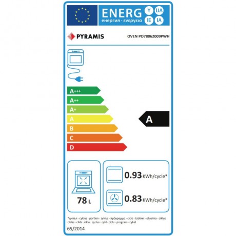 Pyramis 731065 PKLED + PHC61510FMW Σετ Εντοιχισμού Λευκό