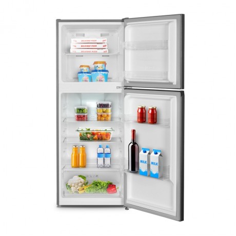 Inventor DPC143NFI Ψυγείο Δίπορτο Total No Frost 107lt Υ142.5xΠ54.5xΒ56εκ. Inox 