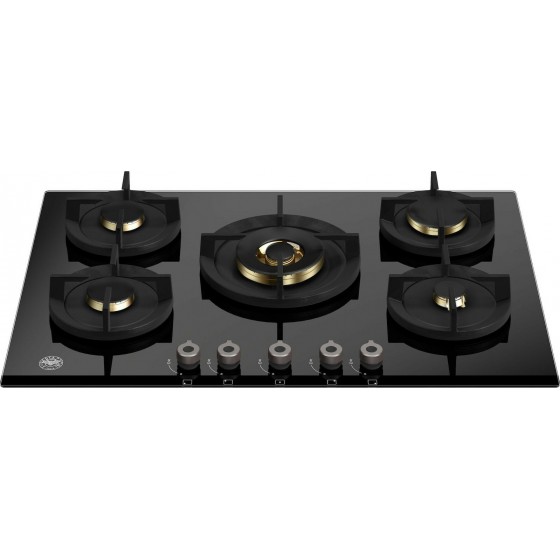 Bertazzoni P75 5C PRO GNE T Εστία Υγραερίου Αυτόνομη 75.5x52.5εκ. Μαύρο 