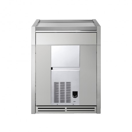 Steel Cucine GPG7-P-AN Παγομηχανή 26kg Π69.8εκ. Black-Inox 5207001771440 