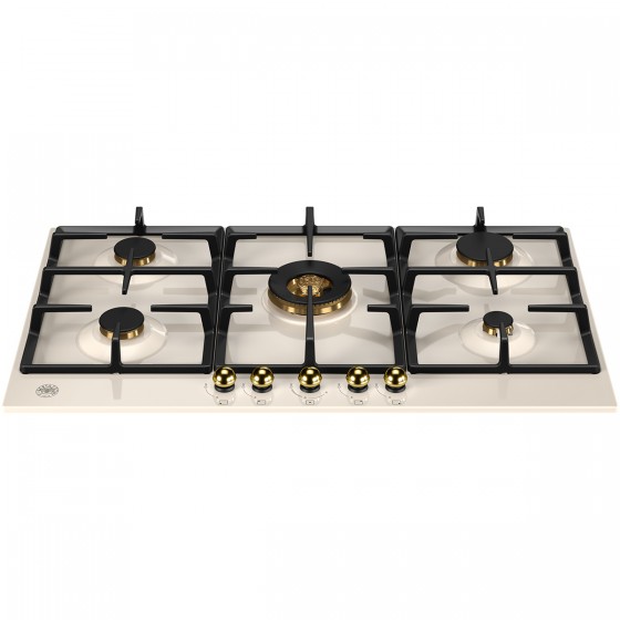 Bertazzoni P905CHERAG Εστία Φυσικού Αερίου Αυτόνομη 89x52.2εκ. Μπεζ 8050246541166 