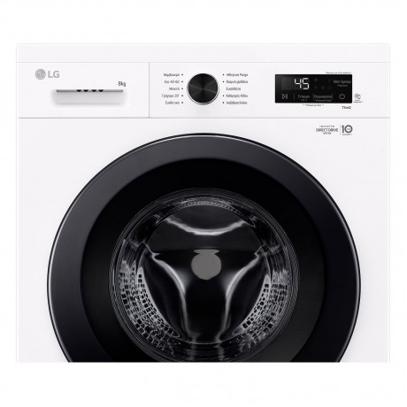 LG F4X1008NWK Πλυντήριο Ρούχων 8kg Ατμού 1400 Στροφών 6 Motion 
